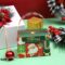 REDDOTGIFT 10-Pack H7.4*10.5*5.2cm Small DIY Christmas Gift Box Hand-Carrying Christmas Eve Apple Candy Gift Wrapping Paper Box New Year Hand-Carrying Empty Box - CMS-AP-03