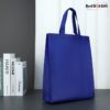 Vertical Shape A4 H38*30*10cm Non-Woven Reusable Tote Bag with Handles Shopping Bags,Gift Bags - Blue*