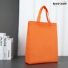 Vertical Shape A4 H38*30*10cm Non-Woven Reusable Tote Bag with Handles Shopping Bags,Gift Bags - Orange*