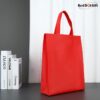 Vertical Shape A4 H38*30*10cm Non-Woven Reusable Tote Bag with Handles Shopping Bags,Gift Bags - Red*