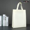 Vertical Shape A4 H38*30*10cm Non-Woven Reusable Tote Bag with Handles Shopping Bags,Gift Bags - Beige*