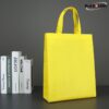 Vertical Shape A4 H38*30*10cm Non-Woven Reusable Tote Bag with Handles Shopping Bags,Gift Bags - Yellow*