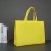 Non-Woven Reusable Tote Bag with Handles Shopping Bags,Gift Bags - Yellow Color