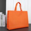 Non-Woven Reusable Tote Bag with Handles Shopping Bags,Gift Bags - Orange Color