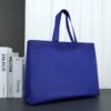 Non-Woven Reusable Tote Bag with Handles Shopping Bags,Gift Bags - Blue Color