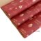 Pack Of 20pc Christmas Confetti Design Wrapping Paper 70*50cm Christmas Gift Wrapping Paper, Brown Kraft Christmas Wrapping Paper for Christmas,Party,Festive Decorations. - Christmas confetti Red