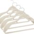 Wide Shoulder Velvet Hangers,Suit Hangers for Men,Smooth Finish 360°Swivel Hook Heavy Duty Coat Hangers for Closet, Jacket Clothes Hangers for Dress,Pants,Shirts,Skirts,Tie - JA-IVORY