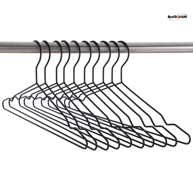 Matte Black Color Strong Golden Color Strong Metal Hangers 42cm Clothes Hangers, Coat Hanger, Standard Suit Hangers