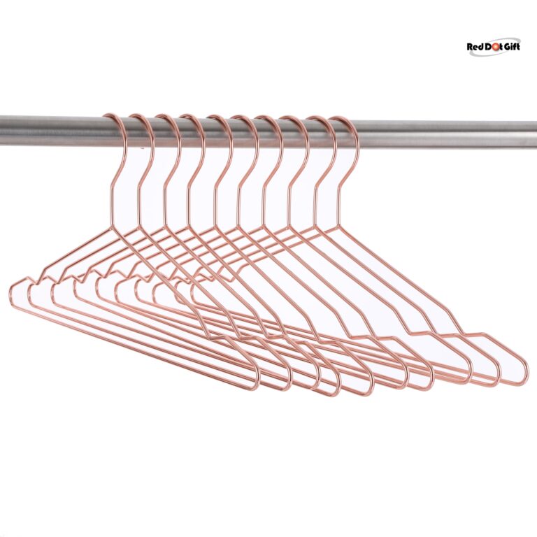 Rose Golden Color Strong Golden Color Strong Metal Hangers 42cm Clothes Hangers, Coat Hanger, Standard Suit Hangers