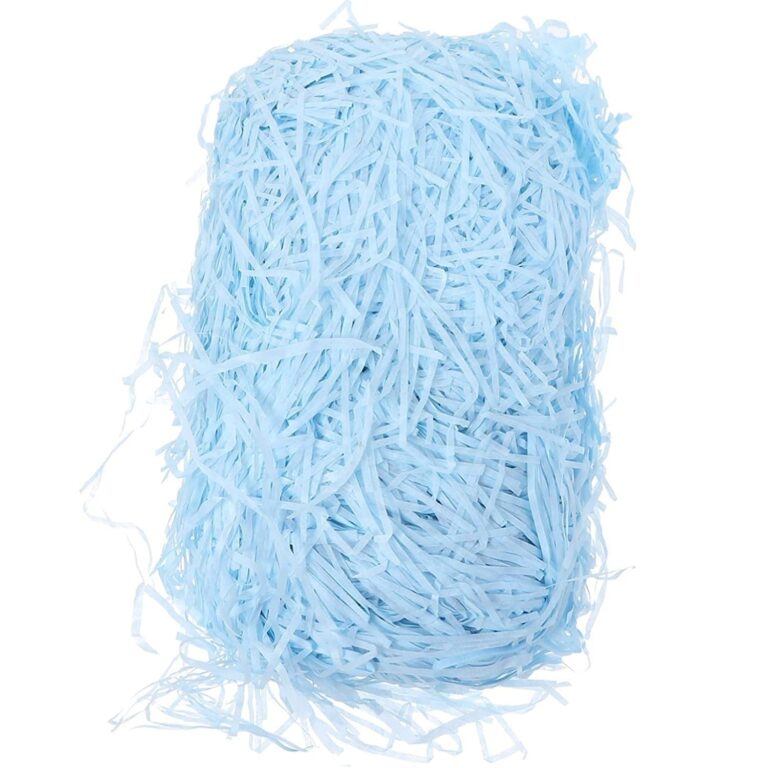 100 gram Light Blue Paper Shreds Eco-friendly Shredded Crinkle Confetti Crinkle Cut Paper Filling Shredded Paper for Gift Box Filling