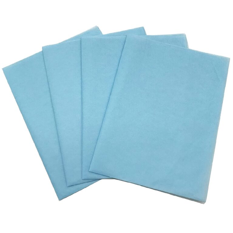 50 Sheets Light Blue Color Tissue Paper Gift Wrapping DIY Tissues 50 * 75cm…17 Grams, Acid Free for A Variety of Craft, Art and Paper Projects, T-Shirt Wrap