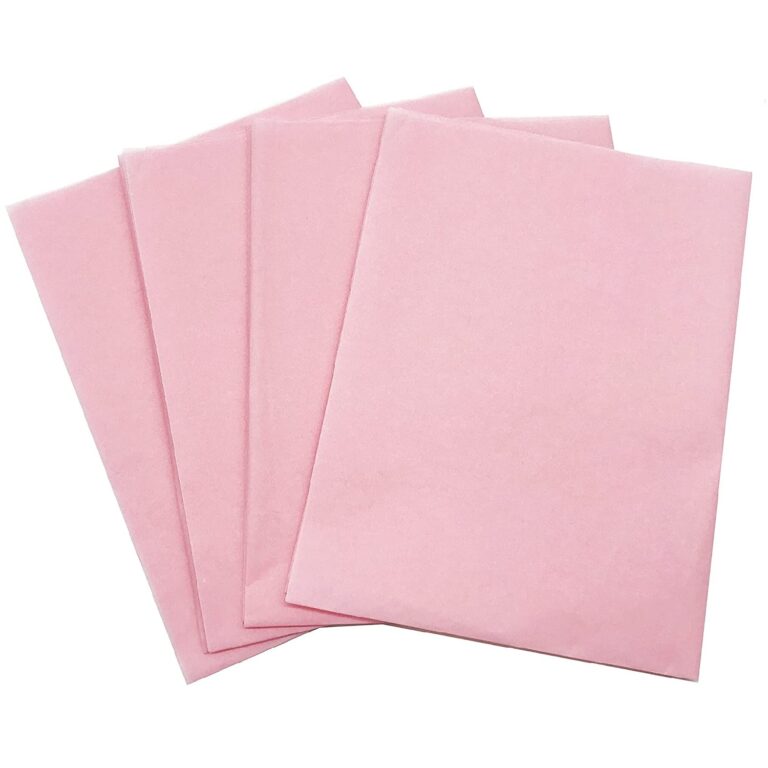 50 Sheets Baby Pink Tissue Paper Gift Wrapping DIY Tissues 50 * 75cm…17 Grams,Acid Free for A Variety Of Craft, Art and Paper Projects,T-Shirt Wrap…