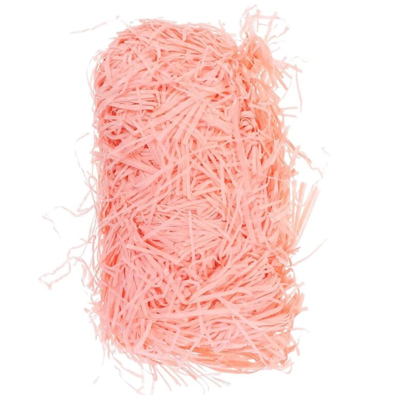 100 gram Peach Paper Shreds Eco-friendly Shredded Crinkle Confetti Crinkle Cut Paper Filling Shredded Paper for Gift Box Filling.