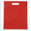 50 Pieces Non-Woven Fabric Bags Reusable Shopping Bags Tote Bag Party Gift Handles Bag Party Favors - Red