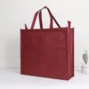 Pack of 10 Non-Woven Fabric Carry Bags with Zipper H32*38*15cm ( 5 Color Available ) - Maroon #