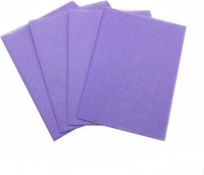 50 Sheets Light Purple Color Tissue Paper Gift Wrapping DIY Tissues 50 * 75cm…17 Grams, Acid Free for A Variety of Craft, Art and Paper Projects, T-Shirt Wrap