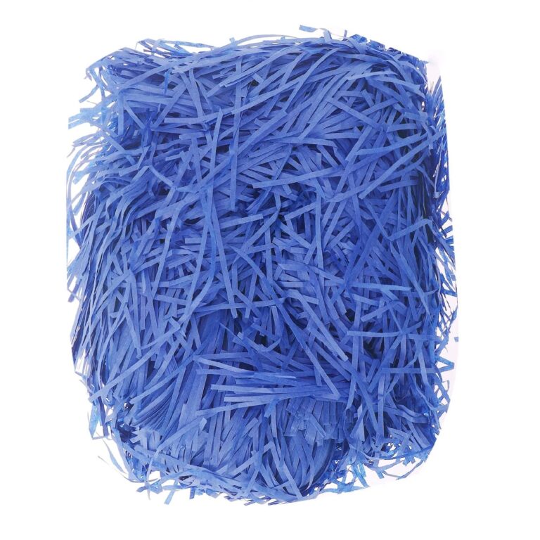 100 gram Blue Paper Shreds Eco-friendly Shredded Crinkle Confetti Crinkle Cut Paper Filling Shredded Paper for Gift Box Filling.