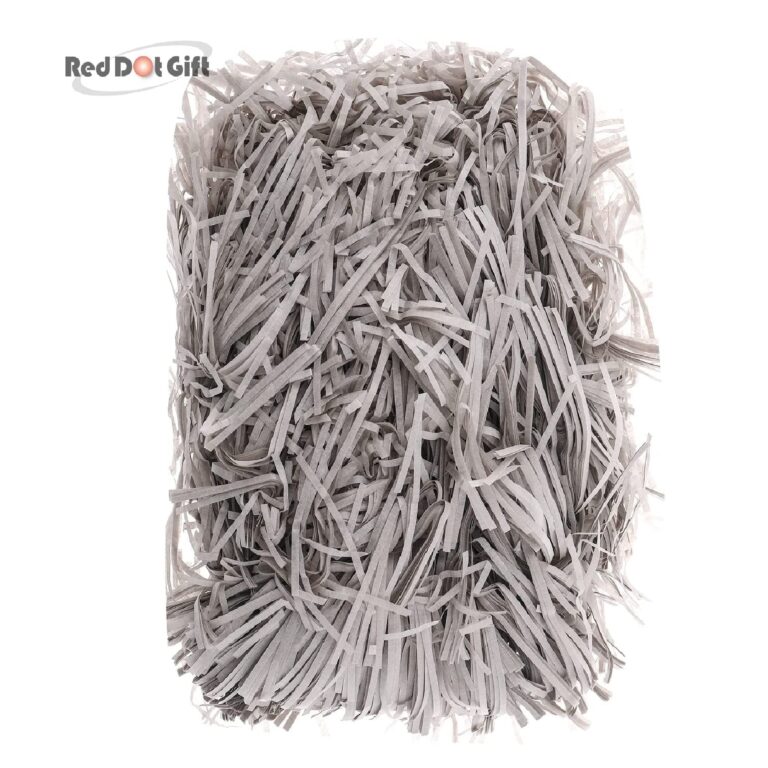 100 gram Grey Paper Shreds Eco-friendly Shredded Crinkle Confetti Crinkle Cut Paper Filling Shredded Paper for Gift Box Filling.