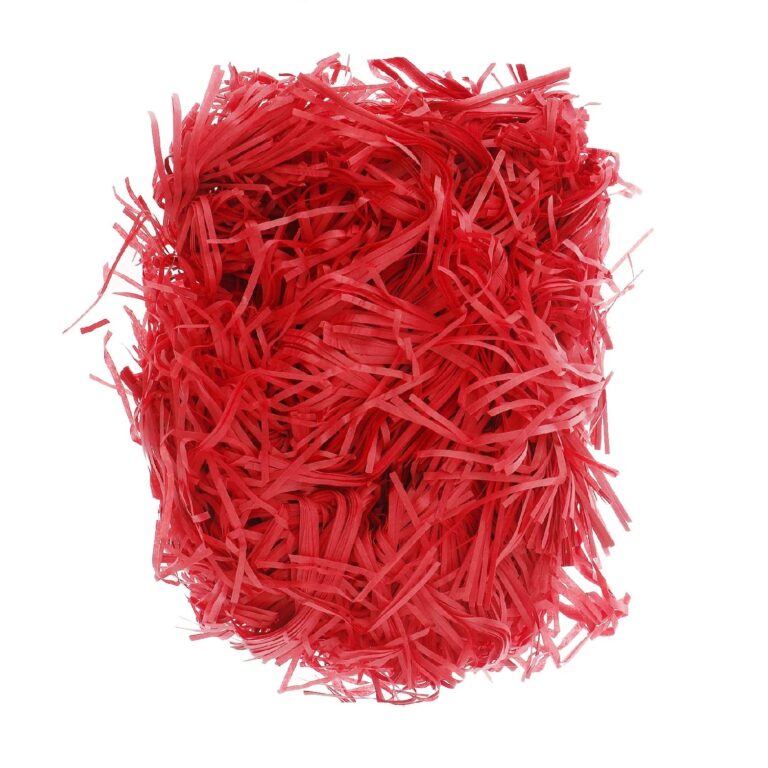 100 gram Red Paper Shreds Eco-friendly Shredded Crinkle Confetti Crinkle Cut Paper Filling Shredded Paper for Gift Box Filling.