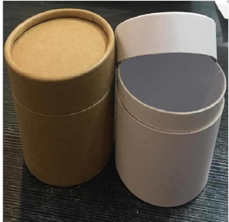 Tubes Cardboard Essential Oil Bottle Cosmetic Container Holder Lipstick Perfume Box Paperboard Tubes For Gift Packaging H9*8.5CM(3 Color available)