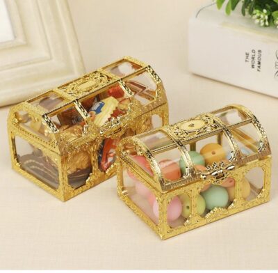 12 Pieces Chocolate packing Gift Boxes Transparent Jewelry Box Chocolate Packaging Gift Decoration Display Box for Wedding Party Anniversary Birthday Gift.(Size H5x5.2x7.5Cm)